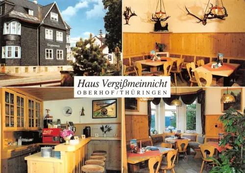 Oberhof (Thür. Wald) Haus Vergißmeinnicht Mehrbildkarte ngl 182.739