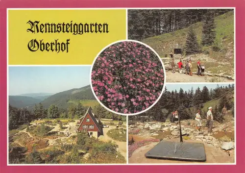 Oberhof (Thür. Wald) Rennsteiggarten Mehrbildkarte ngl 182.732