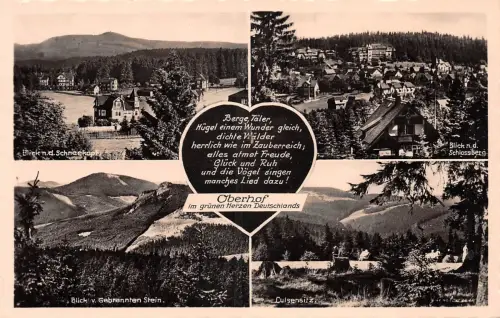 Oberhof (Thür. Wald) Mehrbildkarte gl1940 182.761
