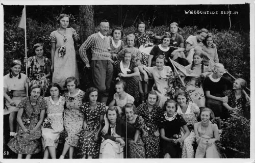 Oberhof (Thür. Wald) Wegscheide 1934 Fotokarte ngl 182.783