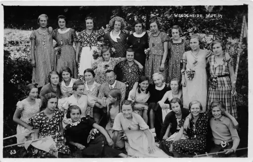 Oberhof (Thür. Wald) Wegscheide 1934 Fotokarte ngl 182.784