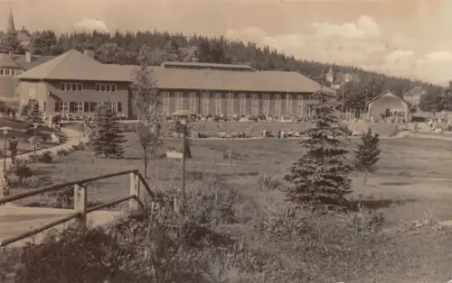 Oberhof (Thür. Wald) Kurpartie am Haus der Freundschaft gl1956 182.825