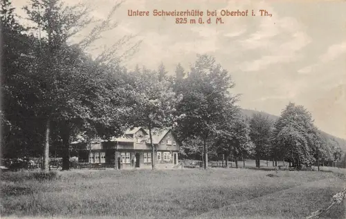 Oberhof (Thür. Wald) Untere Schweizerhütte gl1912 182.826