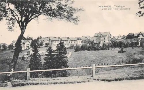 Oberhof (Thür. Wald) Blick auf Hotel Sanssouci ngl 182.821