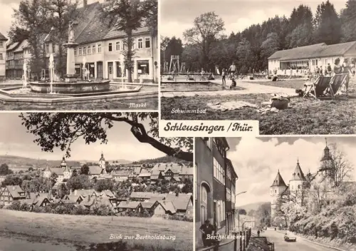 Schleusingen Mehrbildkarte ngl 182.842