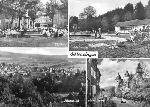 Schleusingen Mehrbildkarte gl1981 182.843