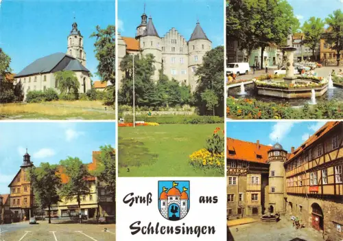 Schleusingen Mehrbildkarte gl 182.846