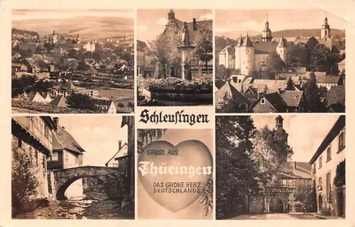 Schleusingen Mehrbildkarte gl 182.853