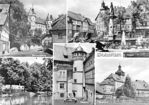 Schleusingen Mehrbildkarte gl1981 182.845