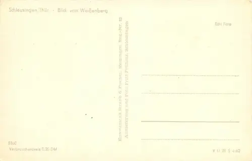 Schleusingen Blick vom Weißenberg gl 182.874