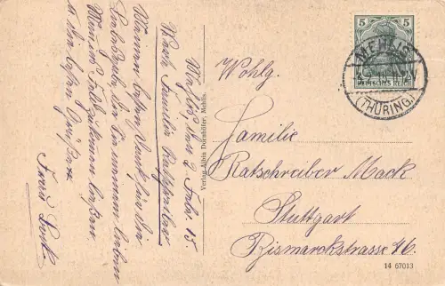 Zella Mehlis Thür Wald Partie am Benshäuser Grund gl1915 182.904