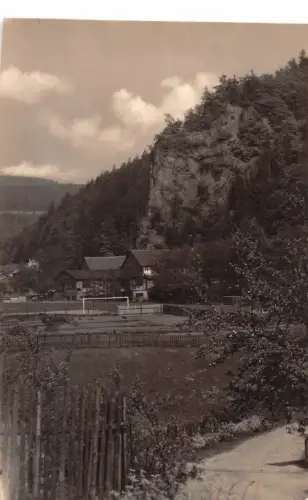 Asbach bei Schmalkalden Blick zum Hachelstein gl1959 182.940