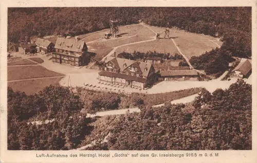 Großer Inselberg Hotel Gotha Luftaufnahme gl1927 182.950