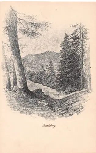 Großer Inselberg Künstlerkarte sign. 1921 ngl 182.978