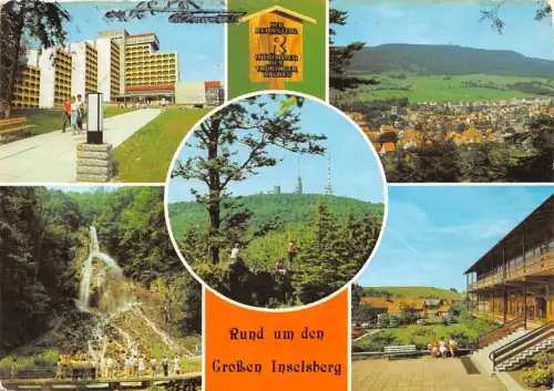 Großer Inselberg Mehrbildkarte gl1985 182.995