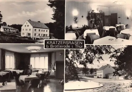 Brotterode Waldgaststätte Krätzersrasen Mehrbildkarte gl1968 182.999