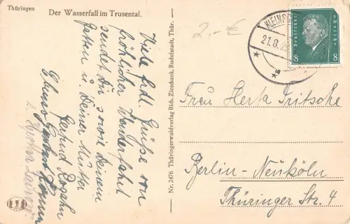 Trusetal Wasserfall gl1929 183.053