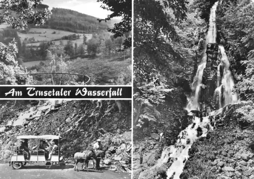 Trusetal Wasserfall Mehrbildkarte gl1980 183.054
