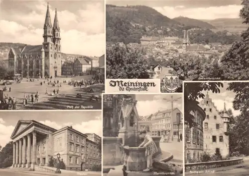 Meiningen Mehrbildkarte gl1973 183.059