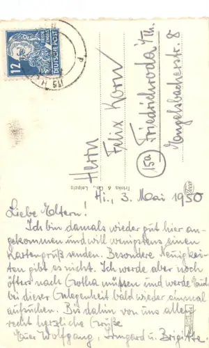 Meiningen Rathaus gl1950 183.070