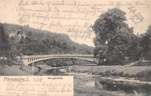 Meiningen Georgbrücke gl1907 183.082