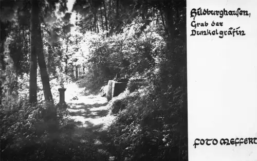 Hilburghausen Grab der Dunkelgräfin Fotokarte ngl 183.140