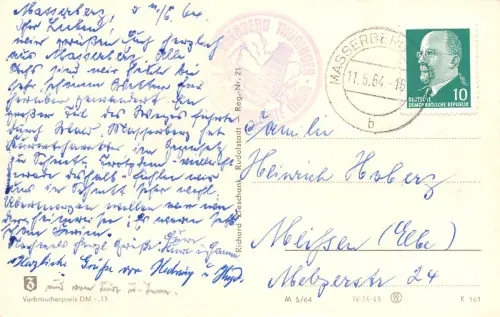 Masserberg Rennsteigwarte gl1964 183.202