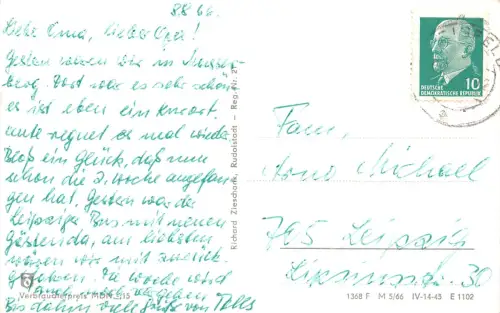 Masserberg Blick von der Rennsteigwarte gl1966 183.206