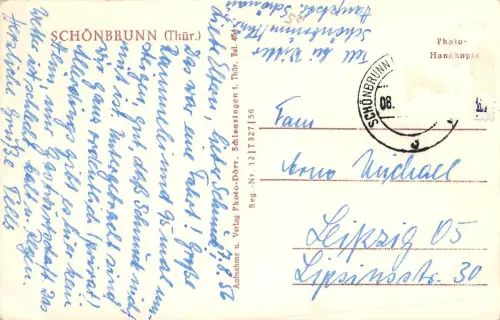 Schönbrunn i.Th. Panorama gl1956 183.245