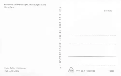 Schönbrunn i.Th. Berghütte ngl 183.248