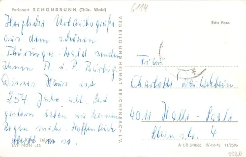 Schönbrunn i.Th. Straßenansicht gl 183.253