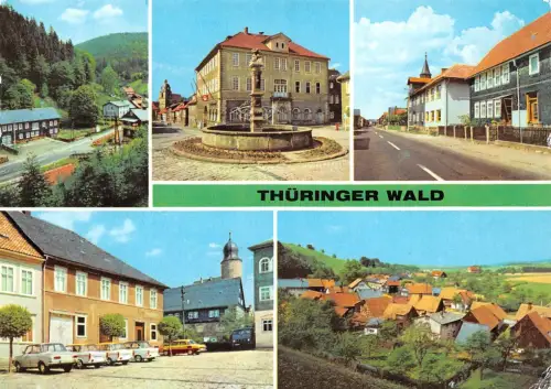 Thüringer Wald Mehrbildkarte gl1978 183.266