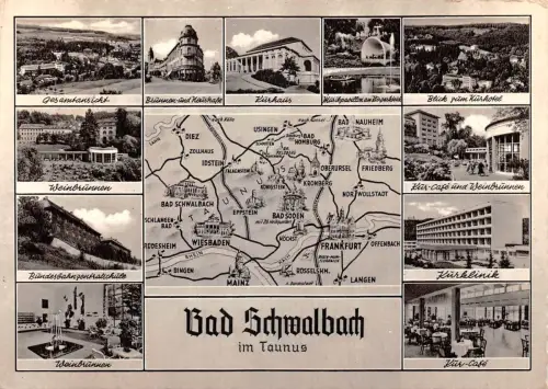 Bad Schwalbach i.T., Mehrbildkarte gl1964 183.305
