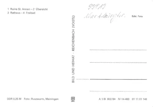 Vacha a.W., Mehrbildkarte ngl 183.318