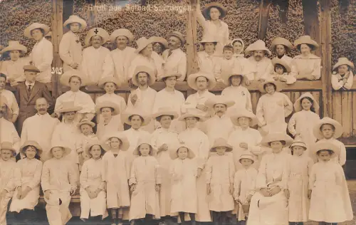 Bad Salzungen Personen Fotokarte gl1914 183.323