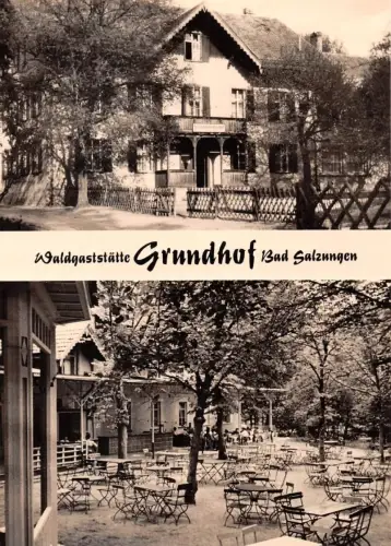 Bad Salzungen Waldgaststätte "Grundhof" Mehrbildkarte ngl 183.347