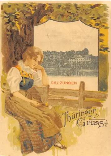 Bad Salzungen Nachdruck! von alter AK ngl 183.337