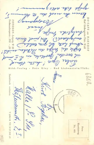 Bad Liebenstein HO-Cafe am Bahnhof gl 183.359