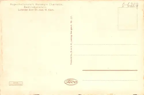 Bad Liebenstein Augenheilanstalt Herzogin Charlotte ngl 183.360