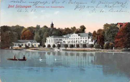 Bad Salzungen Kurhaus mit Konzerthalle gl1933 183.326