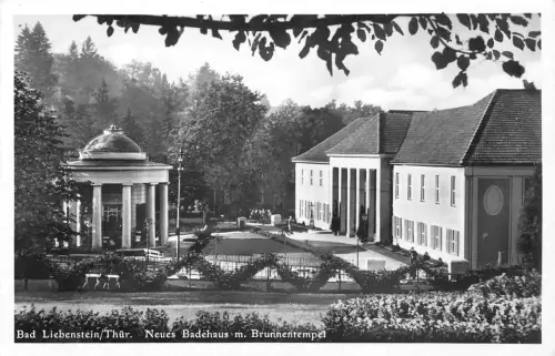 Bad Liebenstein Neues Badehaus mit Brunnentempel gl1939 183.369