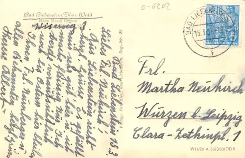 Bad Liebenstein Haus Maria Regina gl1957 183.399