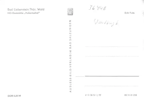 Bad Liebenstein HO-Gaststätte "Hubertshof" ngl 183.408