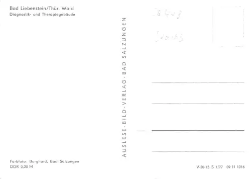 Bad Liebenstein Diagnostik- und Therapiegebäude ngl 183.426