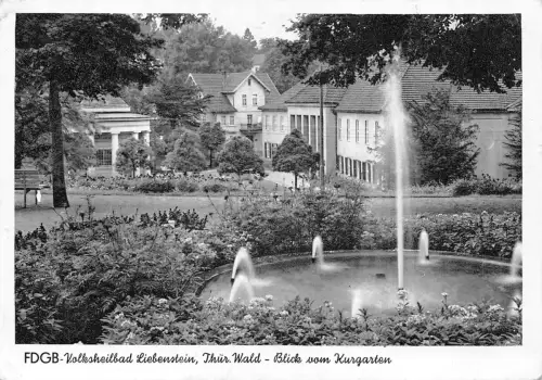 Bad Liebenstein Blick vom Kurgarten gl1961 183.411