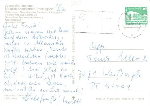 Vesser Adlersberg Mehrbildkarte gl1983 183.460