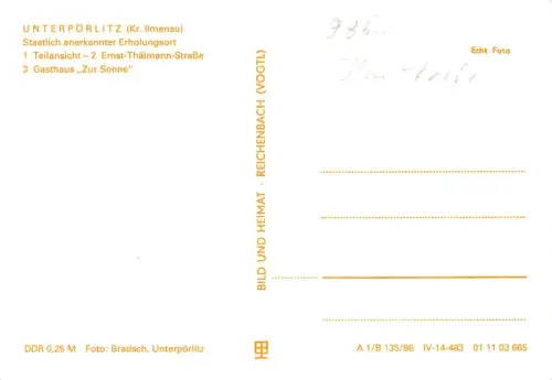 Unterpörlitz Mehrbildkarte ngl 183.465