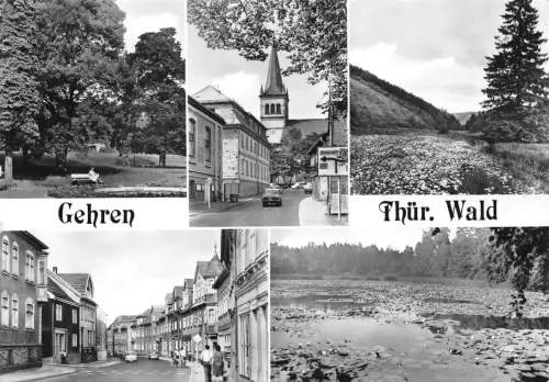 Gehren/Thür. Mehrbildkarte gl1986 183.505
