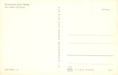 Geschwenda Das schöne Waldbad ngl 183.520
