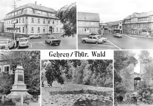 Gehren/Thür. Mehrbildkarte ngl 183.504